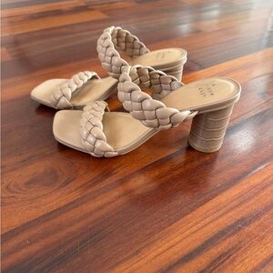 Braided Tan Heels